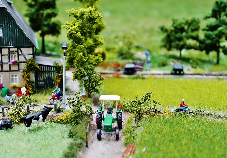 Hafen und Landschaft – Modellbahn-Diorama, Ansicht 10
