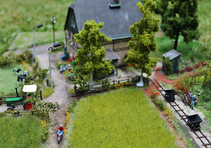 Hafen und Landschaft – Modellbahn-Diorama, Ansicht 12