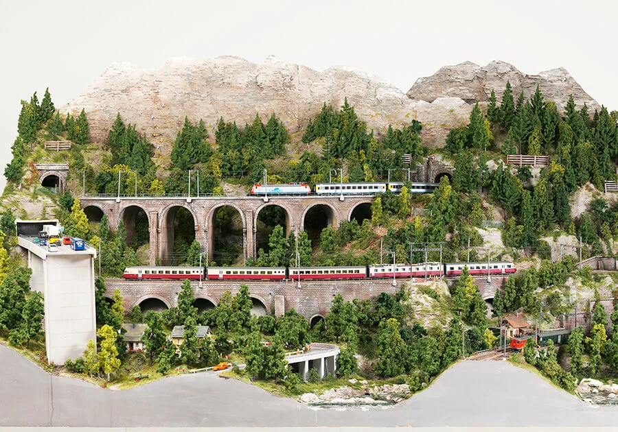 Auftragsdioramen – Modellbahn-Diorama, Ansicht 11