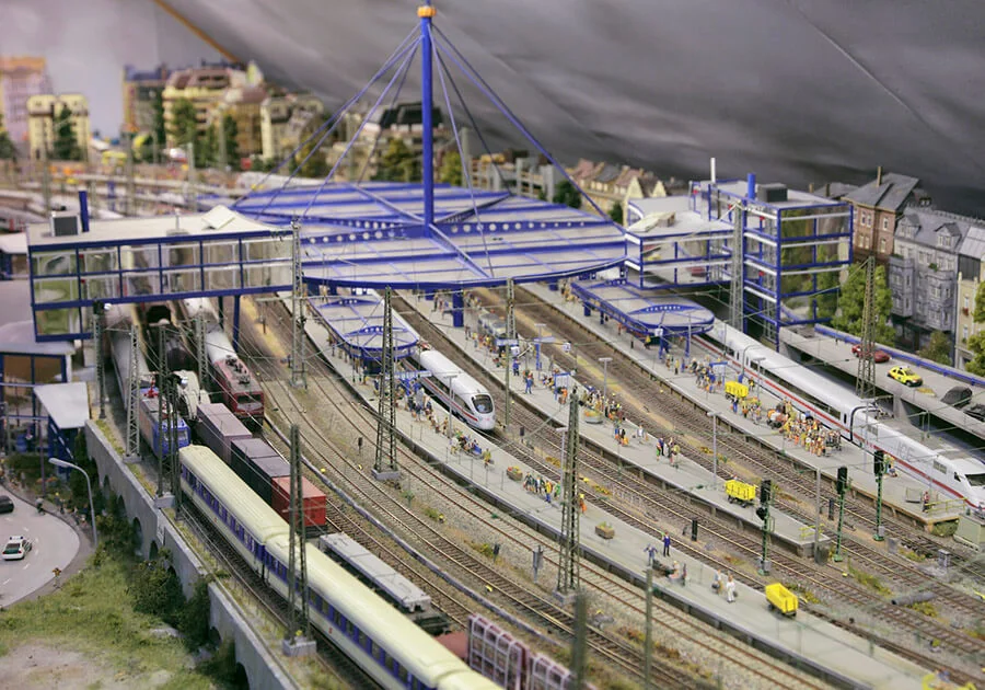 Gleisplanung – Modellbahn-Diorama, Ansicht 2