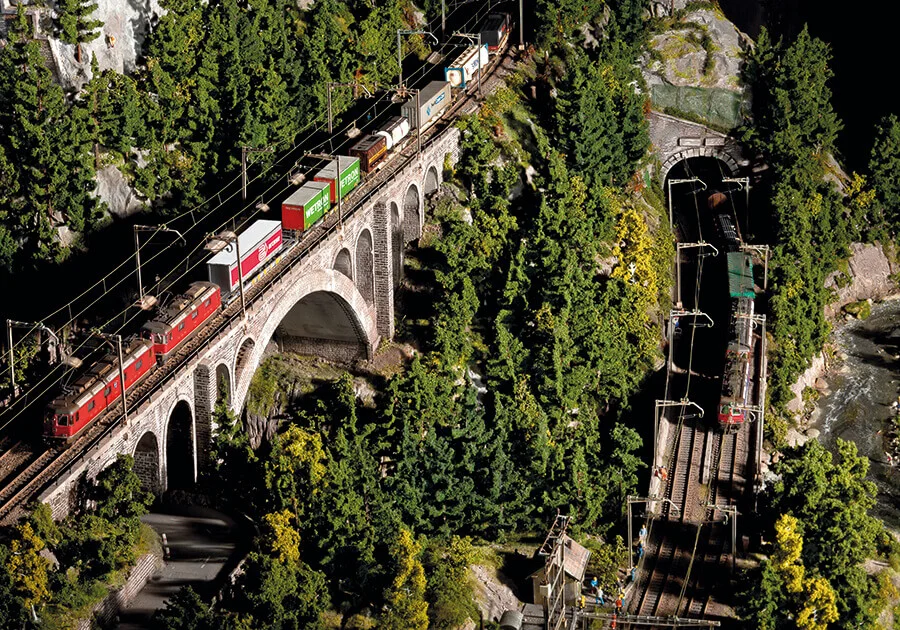 Auftragsdioramen – Modellbahn-Diorama, Ansicht 30