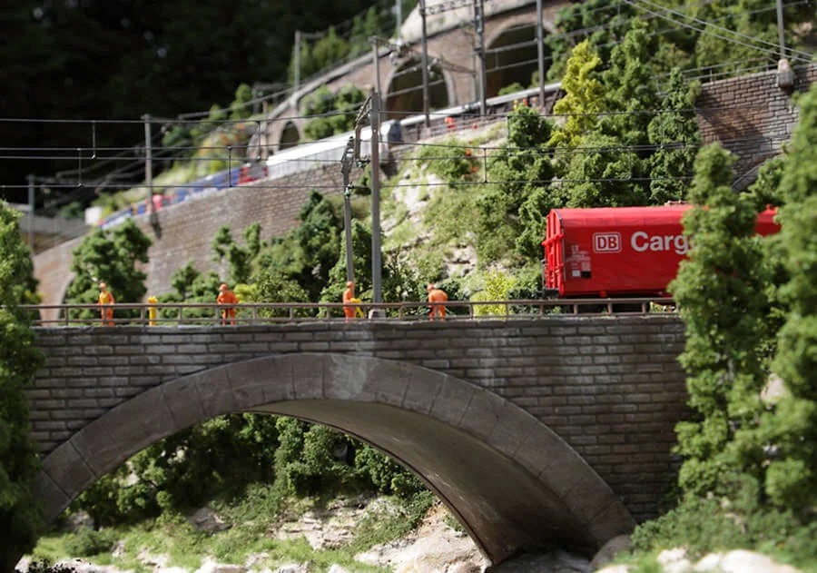 Auftragsdioramen – Modellbahn-Diorama, Ansicht 12