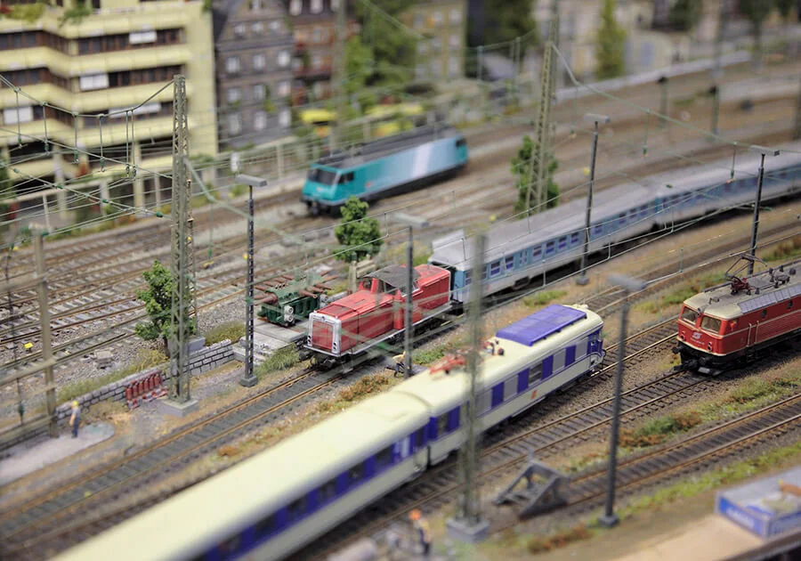 Gleisplanung – Modellbahn-Diorama, Ansicht 8