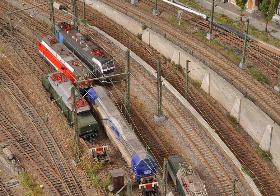 Gleisplanung – Modellbahn-Diorama, Ansicht 6