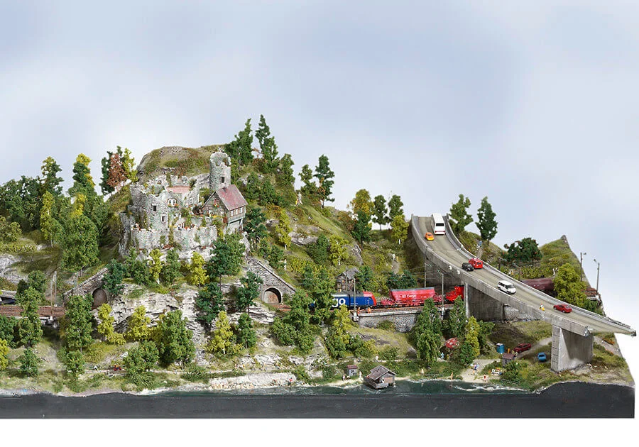 Auftragsdioramen – Modellbahn-Diorama, Ansicht 7