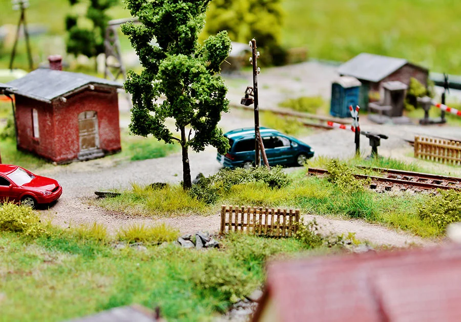 Hafen und Landschaft – Modellbahn-Diorama, Ansicht 6