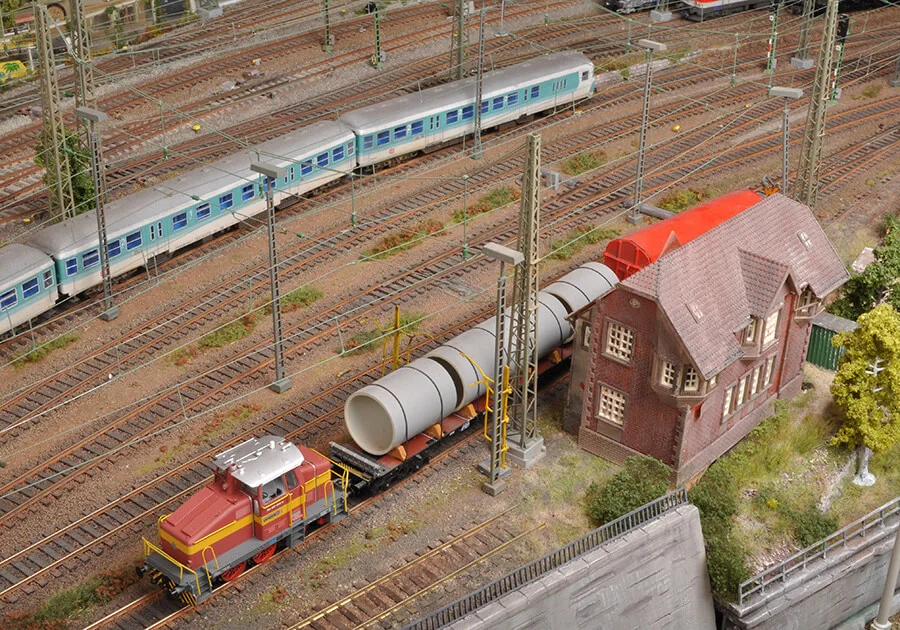 Gleisplanung – Modellbahn-Diorama, Ansicht 3